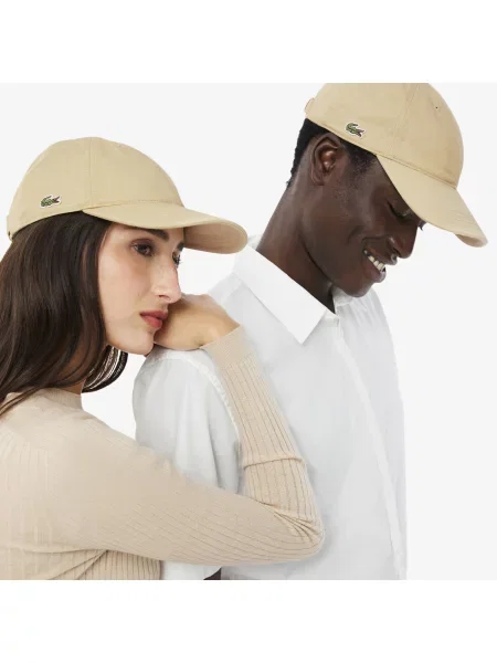 Кепка Lacoste бежевая