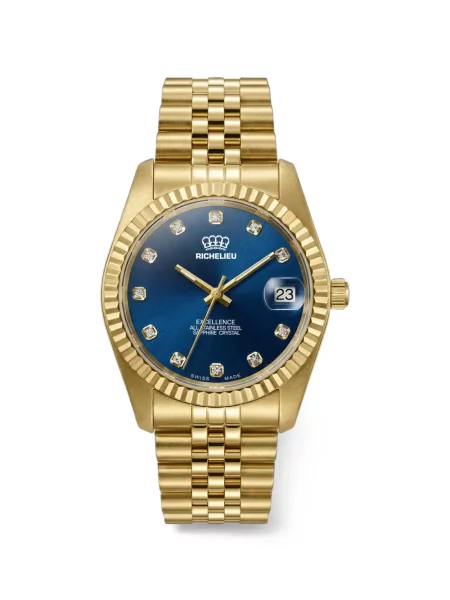 Ceas Richelieu Swiss albastru