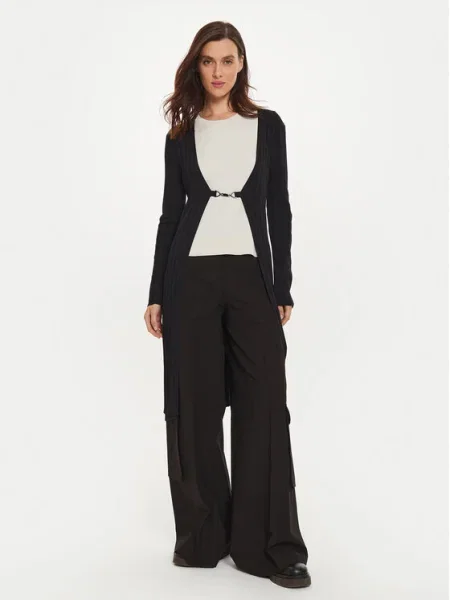 Sisley Cardigan negru