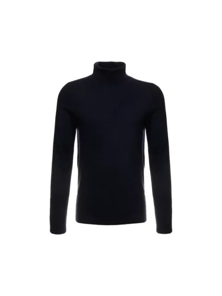 Lniany sweter Drykorn niebieski
