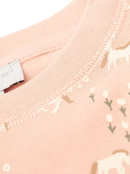 Komplet dresowy dziecięcy Stella Mccartney różowy