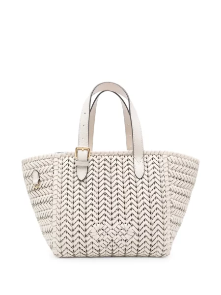Shopper táska Anya Hindmarch fehér