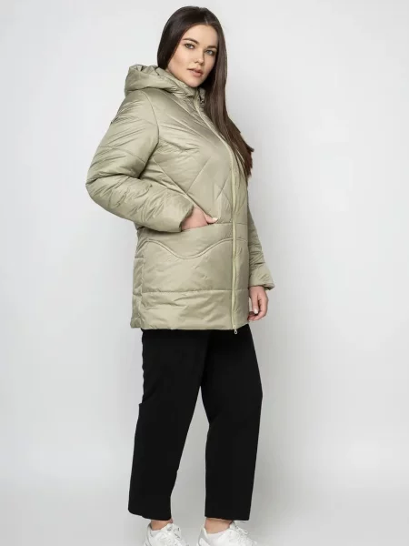 Демісезонна куртка City Fashion Classic оливковий