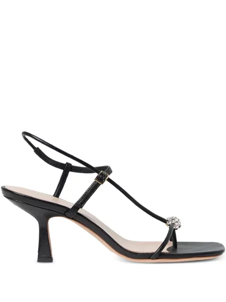 Σανδάλια Loeffler Randall με πετραδάκια μαύρο