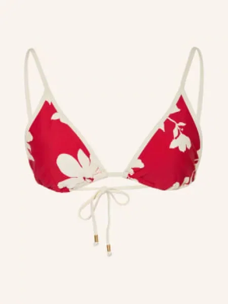 Seafolly Górka Bikini Typu Trójkąt Mayflower rot czerwone