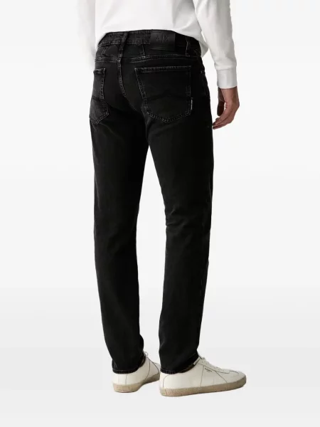 Blugi Armani Exchange cu autograf gri