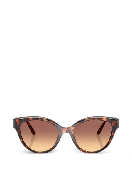 Ochelari de soare Michael Kors cu imprimeu geometric maro