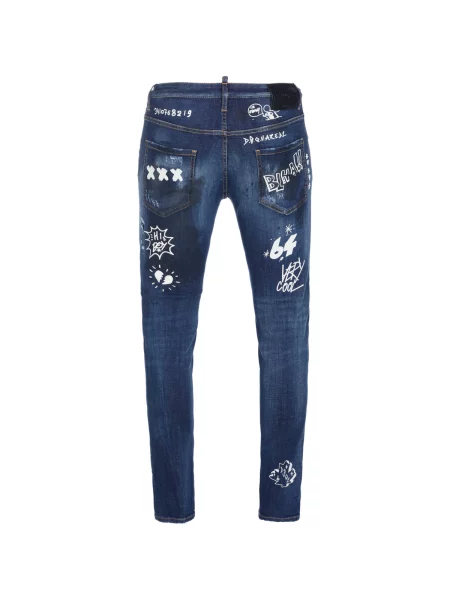 Blugi Dsquared albastru