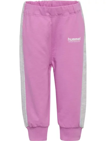 Spodnie dresowe dla dzieci Hummel Mini Loose fioletowe