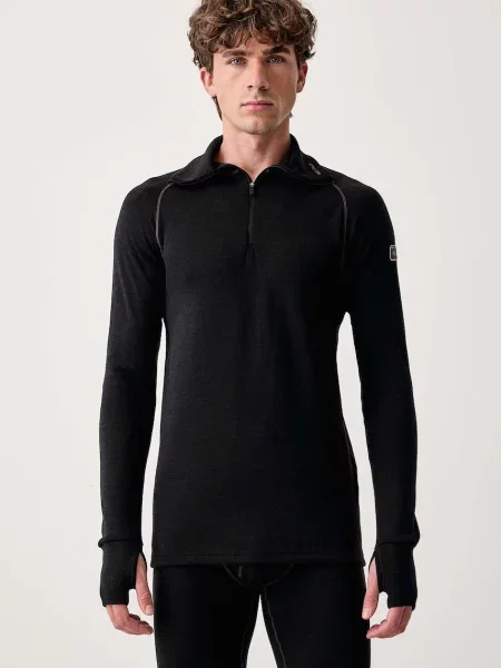 Devold bluza funkcyjna wełniana Expedition Merino czarna