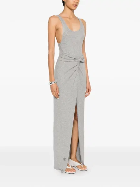 Rochie maxi Nanushka gri