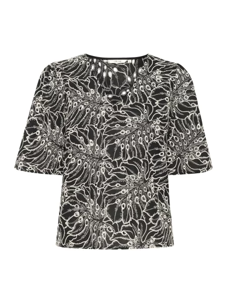 Cream Halenka Adelena černá bílá