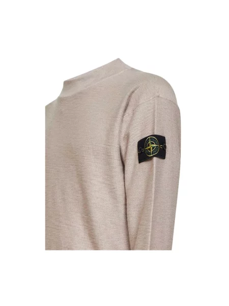 Sweter Stone Island z kamieniami beżowy