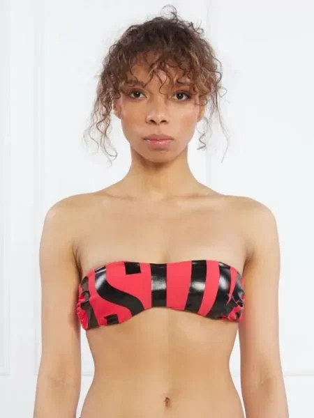 Moschino Swim Sutien de baie roșu