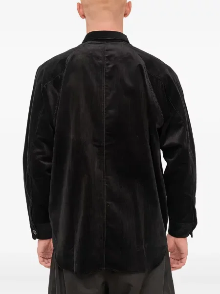 Μπουφάν Comme Des Garçons Homme κοτλέ μαύρο