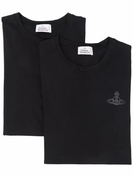 Tricou Vivienne Westwood cu imagine negru