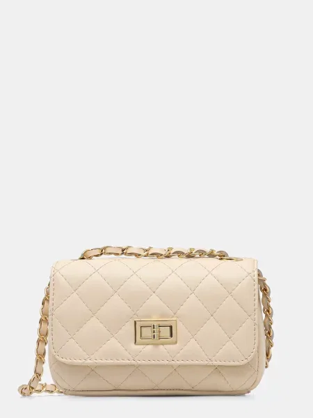 Answear.LAB geantă crossbody de damă din piele bej