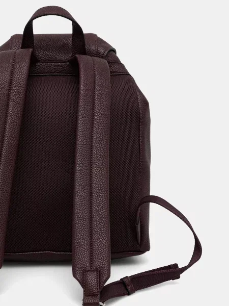 Calvin Klein Hátizsák Weebbing Strap Flap Backpack Bordó