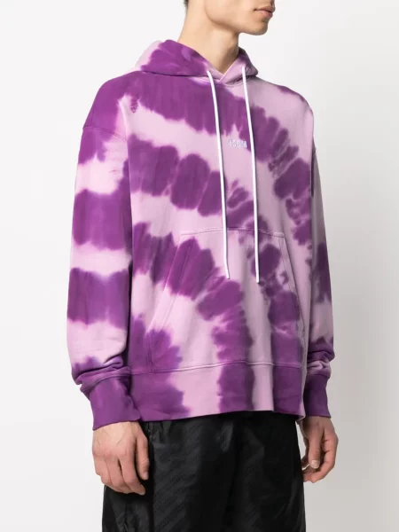 Kravata Msgm s potiskem fialová