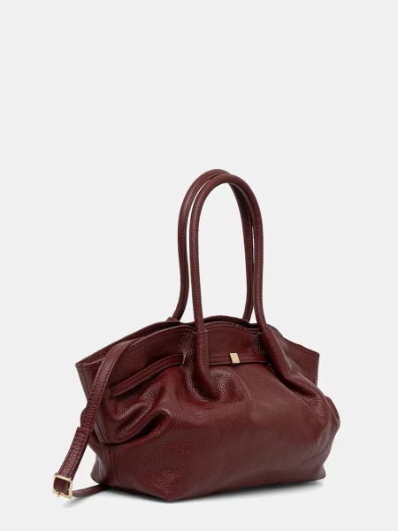 Шкіряна сумочка Answear.LAB бордовий