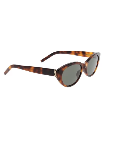 Okulary przeciwsłoneczne Saint Laurent brązowe