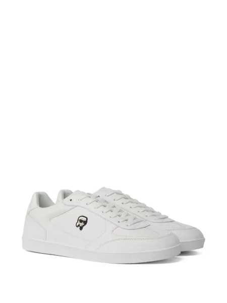 Sneakerși Karl Lagerfeld din piele alb