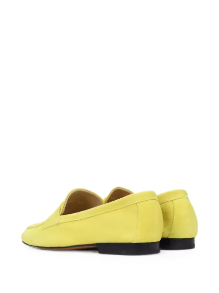 Pantofi loafer Doucal's din piele de căprioară galben