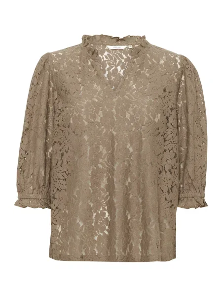 Cream Bluză Kaspis închis bej