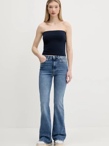 Rifle Tommy Jeans modrá