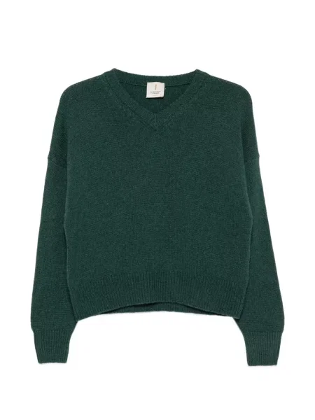 Pulover Incentive! Cashmere din cașmir cu decolteu în V verde