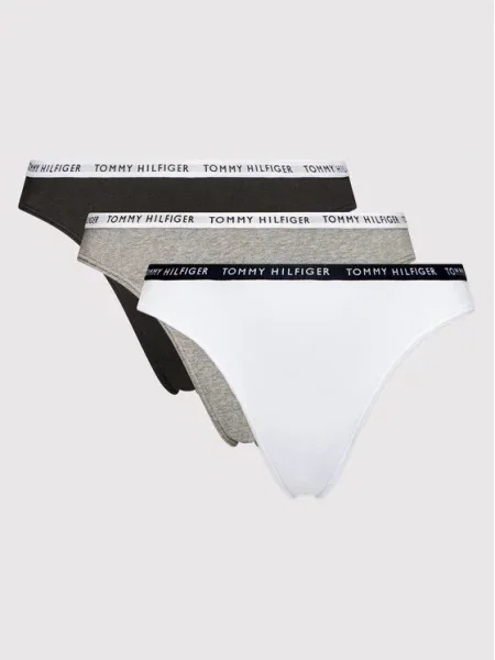 Tommy Hilfiger Set od 3 para klasičnih gaćica 3p Šarena bijela