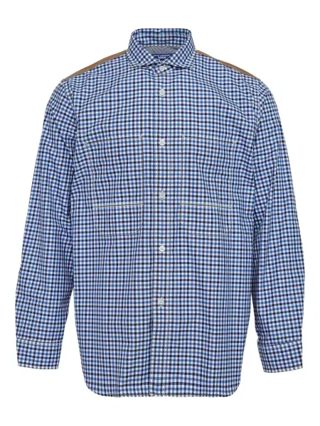 Карирана фланелена риза Junya Watanabe Man синьо