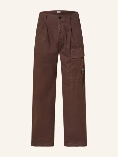 C.P. Company Cargo Kalhoty Regular Fit tmavě hnědá