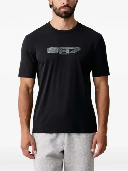 Tričko Ea7 Emporio Armani čierna