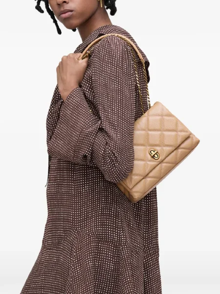 Colier Marc Jacobs din piele matlasat