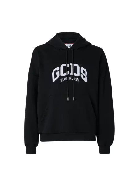 Bluza z kapturem Gcds z logo czarna