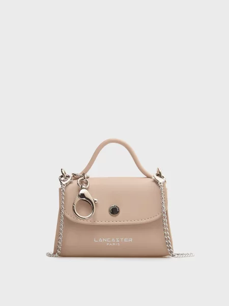 Шкіряна сумка Lancaster рожева