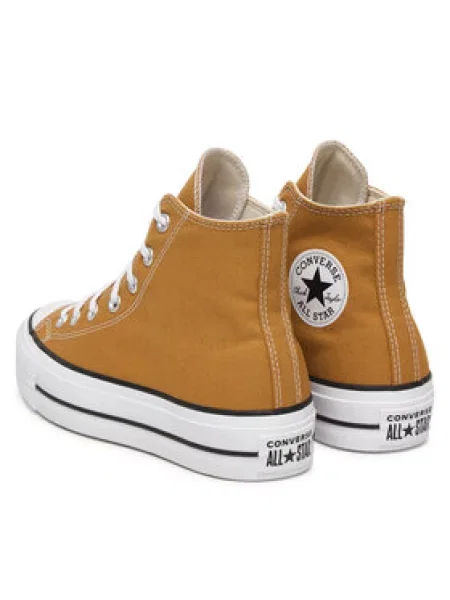 Plátěnky Converse Chuck Taylor All Star Lift Platform oranžová