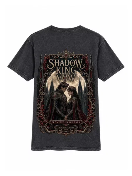 LUNØIR Studio Majica Shadow King Vow' crna