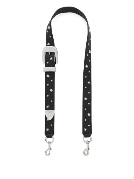 Geanta de piele Marc Jacobs din piele cu tepi negru