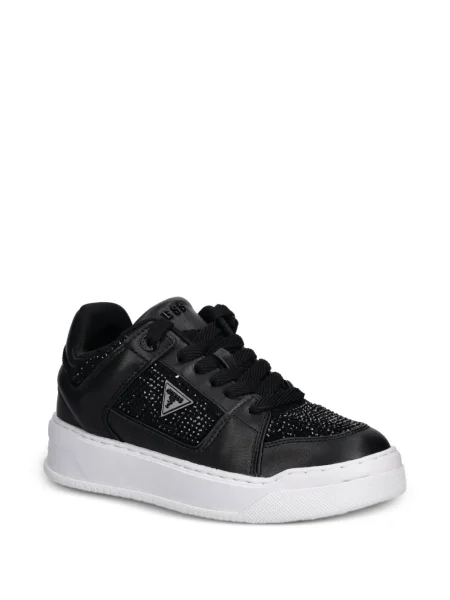 Sneakerși Guess de cristal negru