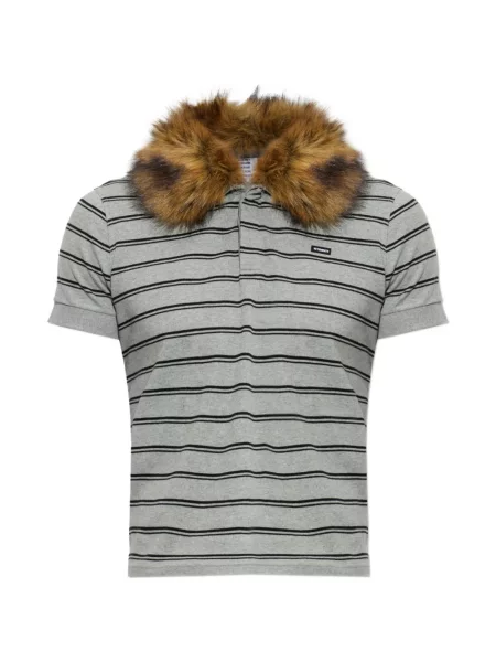 Gulerat tricou polo Vetements gri