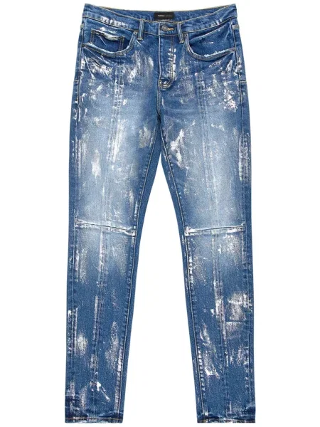 Blugi drepți Purple Brand albastru