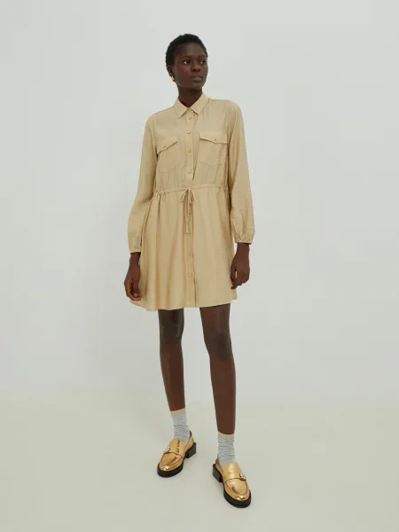 EDITED Rochie tip bluză Faye' bej