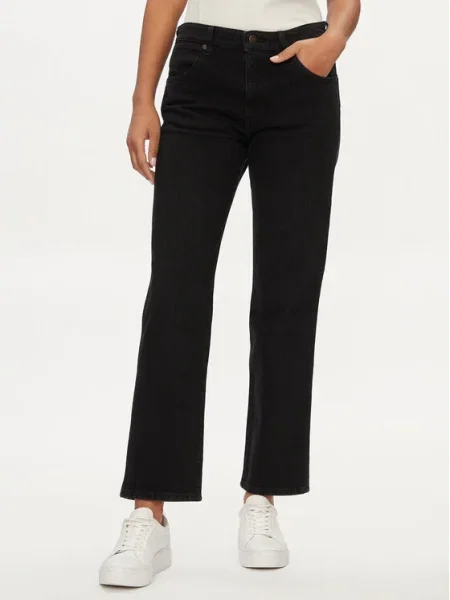 Wrangler Blugi Sunset Straight Fit negru