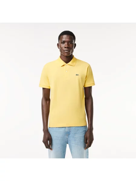 Поло Lacoste желтое