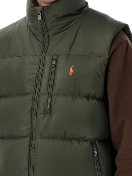Tricou Polo Ralph Lauren cu imagine cu decolteu rotund verde