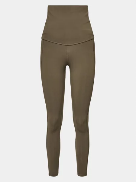 Reebok Легінси Lux Maternity Fitted Fit зелений