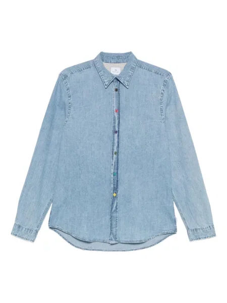 Košile Ps Paul Smith modrá