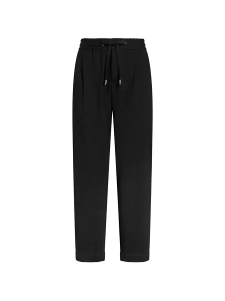 Pantaloni de jogging Dolce & Gabbana din jerseu alergare negru